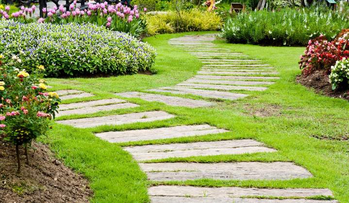 Allée jardin Aspiran